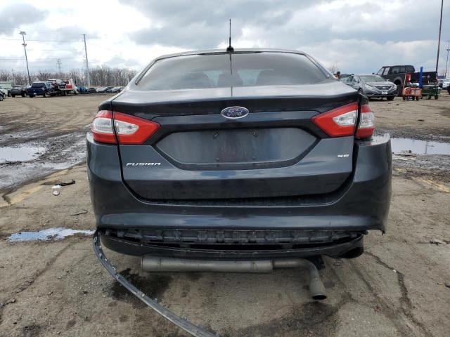 1FA6P0H70E5392663 - 2014 FORD FUSION SE BLACK photo 6