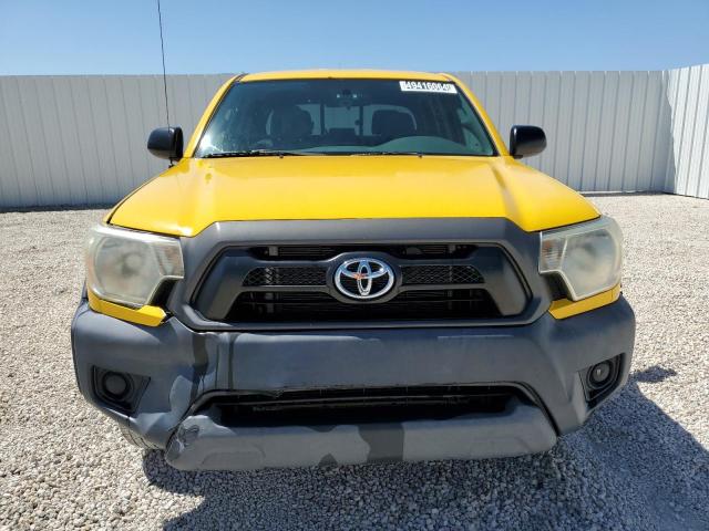 5TFJX4CN4FX053587 - 2015 TOYOTA TACOMA DOUBLE CAB YELLOW photo 5