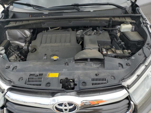 5TDJKRFH0FS091275 - 2015 TOYOTA HIGHLANDER XLE GRAY photo 12
