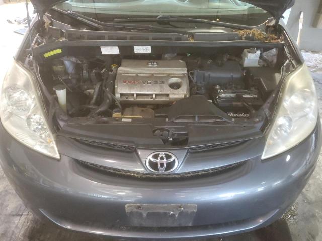 5TDZA22C26S543430 - 2006 TOYOTA SIENNA XLE BLUE photo 12