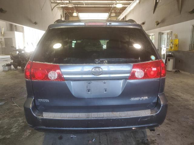 5TDZA22C26S543430 - 2006 TOYOTA SIENNA XLE BLUE photo 6