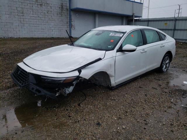 1HGCY1F26PA045261 - 2023 HONDA ACCORD LX WHITE photo 1