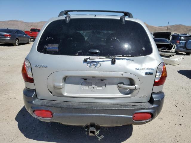 KM8SC73E24U694653 - 2004 HYUNDAI SANTA FE GLS SILVER photo 6