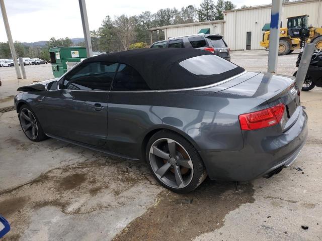 WAUCGAFH0FN006286 - 2015 AUDI S5 PREMIUM PLUS GRAY photo 2