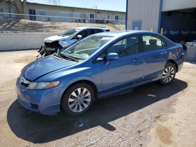 19XFA1F92AE054993 - 2010 HONDA CIVIC EXL ლურჯი ფოტო 1