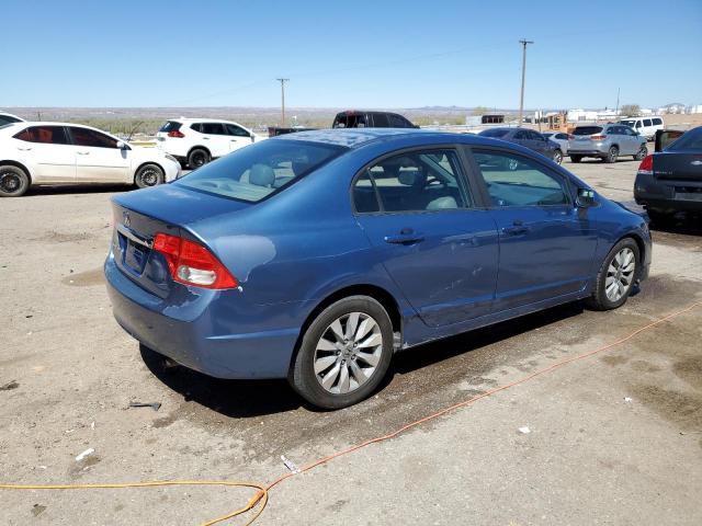 19XFA1F92AE054993 - 2010 HONDA CIVIC EXL ლურჯი ფოტო 3