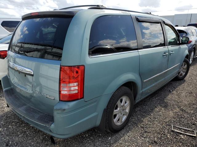 2A4RR5D12AR369702 - 2010 CHRYSLER TOWN & COU TOURING TURQUOISE photo 3