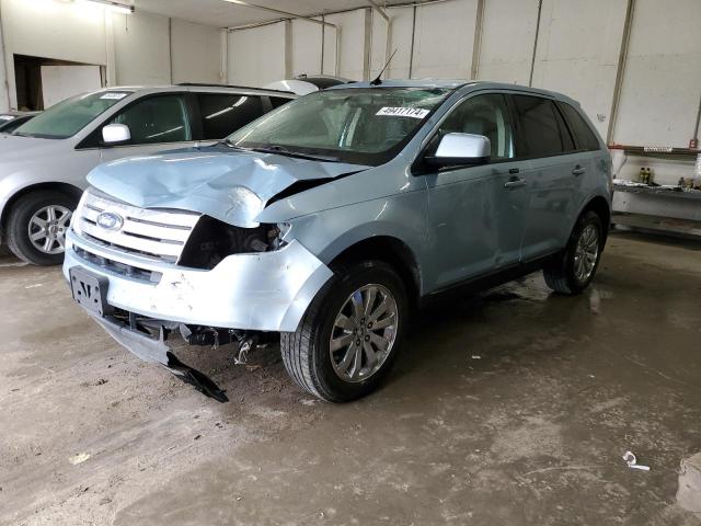 2FMDK38C68BA79692 - 2008 FORD EDGE SEL BLUE photo 1