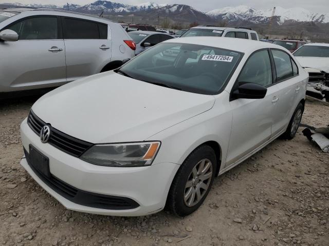 3VW2K7AJ3DM451300 - 2013 VOLKSWAGEN JETTA BASE WHITE photo 1