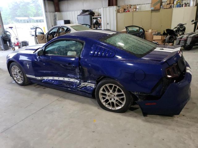 1ZVBP8AM0D5273403 - 2013 FORD MUSTANG BLUE photo 2