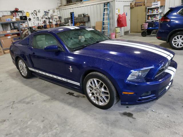 1ZVBP8AM0D5273403 - 2013 FORD MUSTANG BLUE photo 4