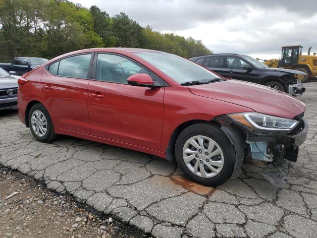 KMHD74LF5HU367593 - 2017 HYUNDAI ELANTRA SE RED photo 4