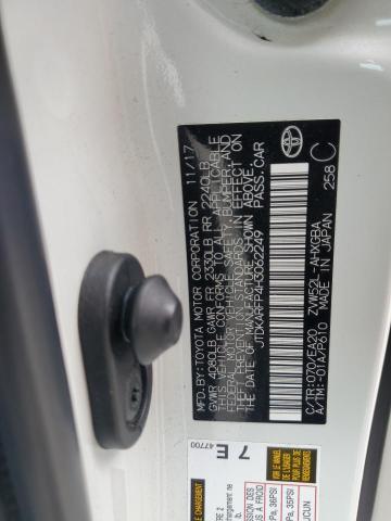 JTDKARFP4H3062249 - 2017 TOYOTA PRIUS PRIM WHITE photo 13