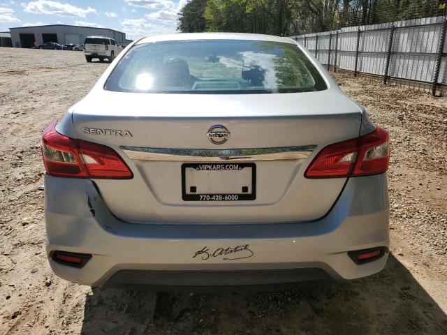 3N1AB7APXGY255180 - 2016 NISSAN SENTRA S SILVER photo 6