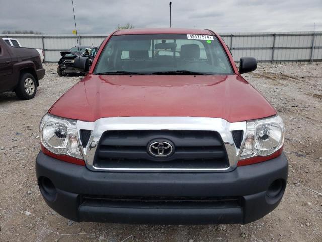 5TENX22N89Z637396 - 2009 TOYOTA TACOMA RED photo 5