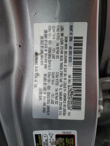 JM3TB3DV5C0334275 - 2012 MAZDA CX-9 SILVER photo 12