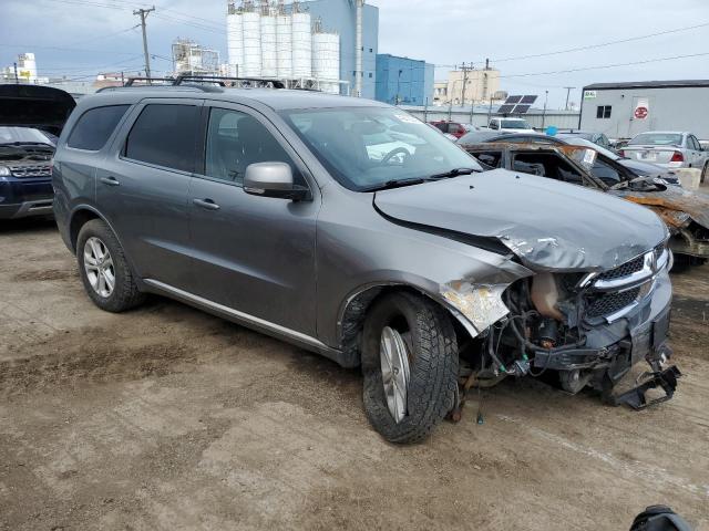 1D4RE4GG5BC732342 - 2011 DODGE DURANGO CREW GRAY photo 4