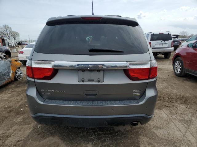 1D4RE4GG5BC732342 - 2011 DODGE DURANGO CREW GRAY photo 6