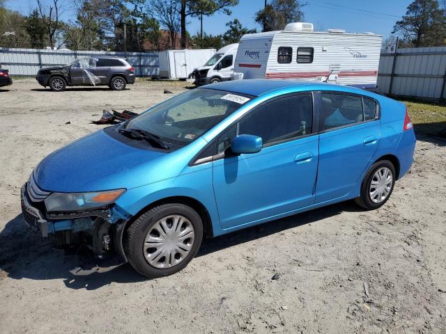 JHMZE2H57AS013370 - 2010 HONDA INSIGHT LX BLUE photo 1