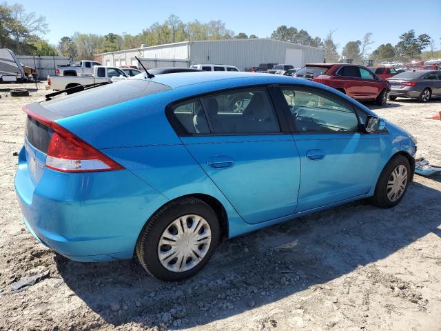 JHMZE2H57AS013370 - 2010 HONDA INSIGHT LX BLUE photo 3