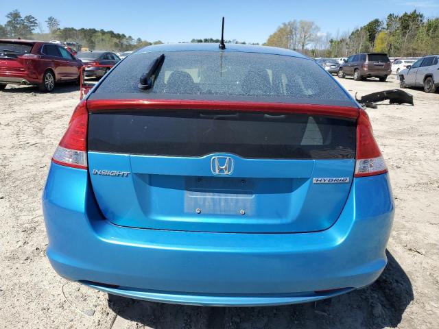 JHMZE2H57AS013370 - 2010 HONDA INSIGHT LX BLUE photo 6