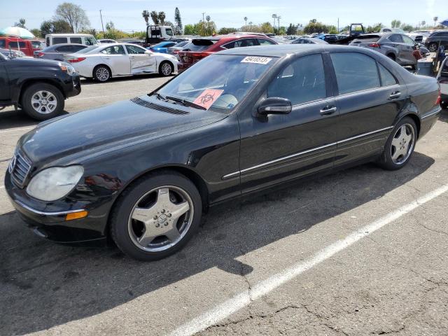 WDBNG75J92A233124 - 2002 MERCEDES-BENZ S 500 BLACK photo 1