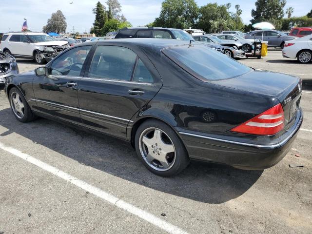 WDBNG75J92A233124 - 2002 MERCEDES-BENZ S 500 BLACK photo 2