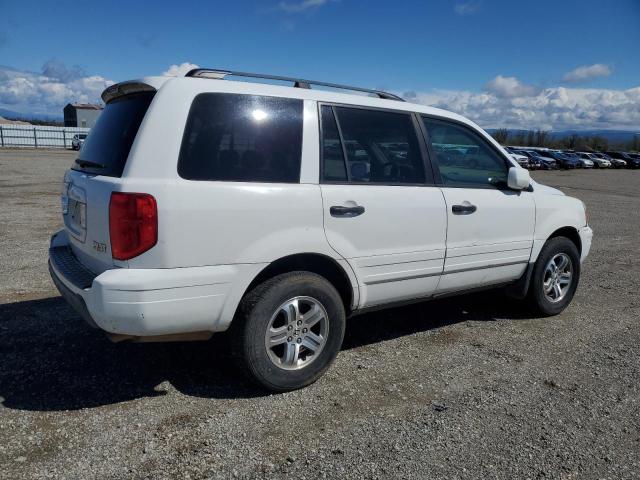 2HKYF18483H587618 - 2003 HONDA PILOT EX WHITE photo 3