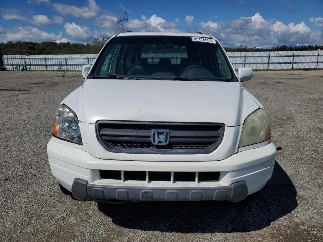 2HKYF18483H587618 - 2003 HONDA PILOT EX WHITE photo 5