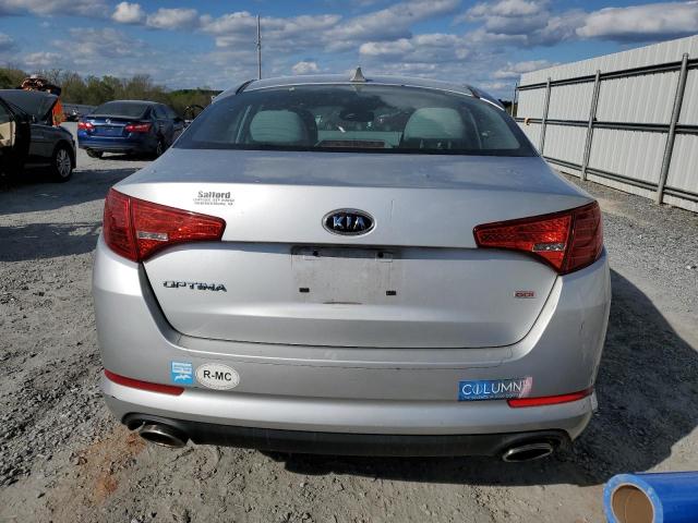 KNAGM4A70C5285812 - 2012 KIA OPTIMA LX SILVER photo 6