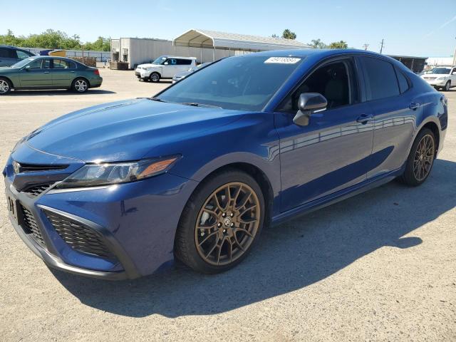 4T1G11AK0PU080240 - 2023 TOYOTA CAMRY SE NIGHT SHADE BLUE photo 1