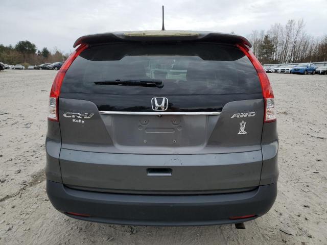 2HKRM4H71EH660529 - 2014 HONDA CR-V EXL GRAY photo 6