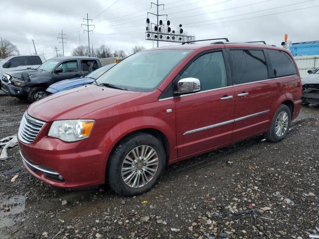 2C4RC1CG5ER328704 - 2014 CHRYSLER TOWN & COU TOURING L RED photo 1