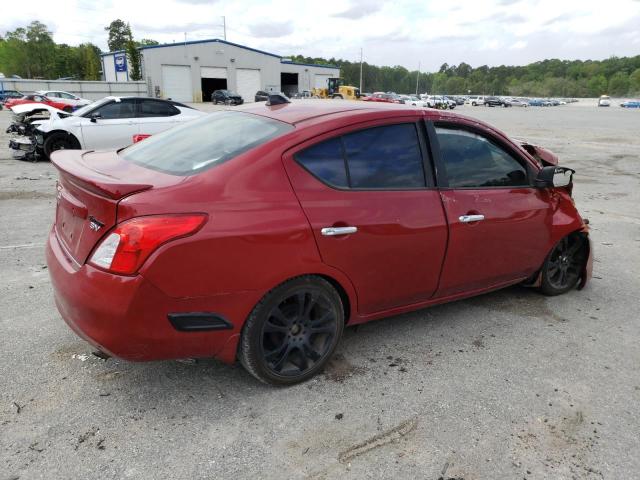 3N1CN7APXEL825429 - 2014 NISSAN VERSA S RED photo 3