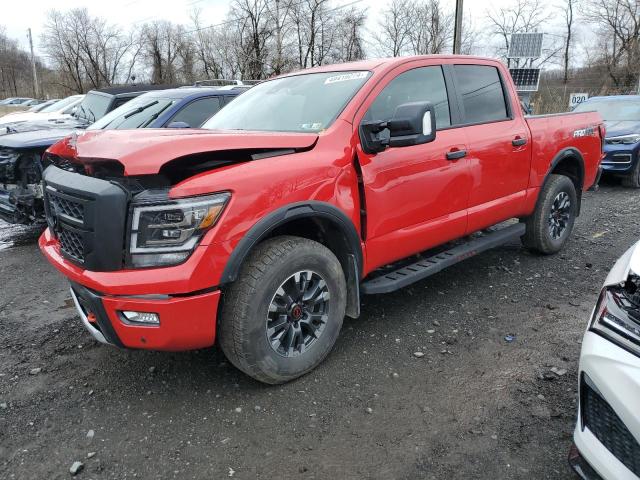 1N6AA1ED1PN116742 - 2023 NISSAN TITAN SV RED photo 1