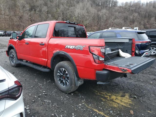 1N6AA1ED1PN116742 - 2023 NISSAN TITAN SV RED photo 2