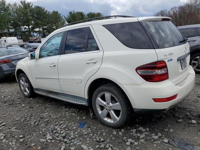 4JGBB8GB4BA670300 - 2011 MERCEDES-BENZ ML 350 4MATIC WHITE photo 2