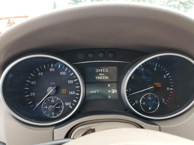 4JGBB8GB4BA670300 - 2011 MERCEDES-BENZ ML 350 4MATIC WHITE photo 9