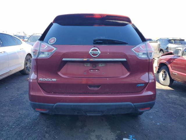 5N1AT2ML4EC792909 - 2014 NISSAN ROGUE S RED photo 6