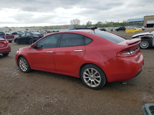 1C3CDFCAXDD154436 - 2013 DODGE DART LIMITED RED photo 2