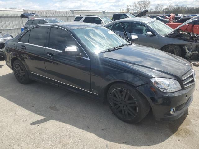 WDDGF81X48F106683 - 2008 MERCEDES-BENZ C 300 4MATIC BLACK photo 4