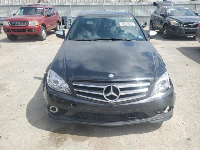 WDDGF81X48F106683 - 2008 MERCEDES-BENZ C 300 4MATIC BLACK photo 5