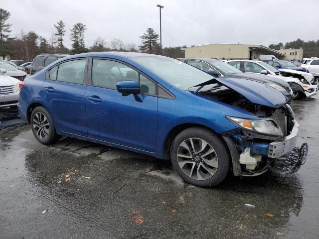 19XFB2F83EE232572 - 2014 HONDA CIVIC EX BLUE photo 4