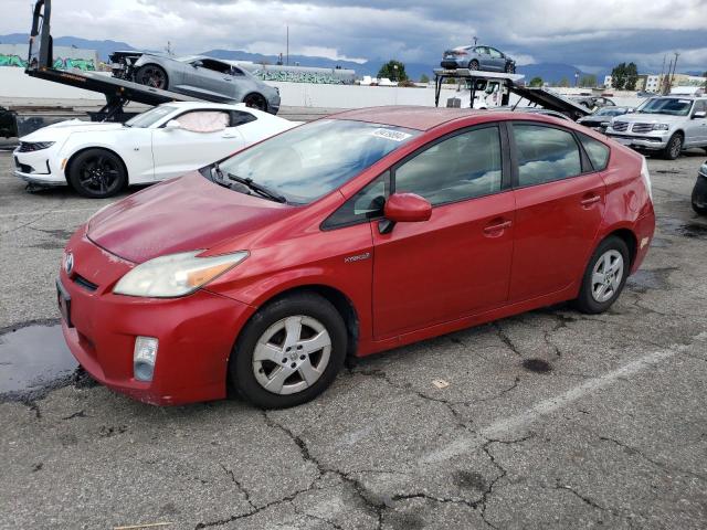 JTDKN3DU4A5074678 - 2010 TOYOTA PRIUS RED photo 1