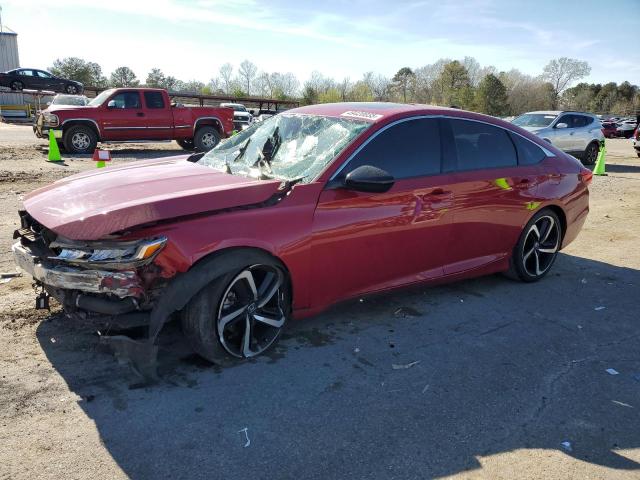 1HGCV2F3XMA022424 - 2021 HONDA ACCORD SPORT RED photo 1