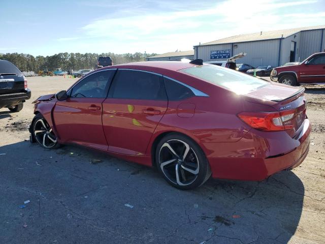1HGCV2F3XMA022424 - 2021 HONDA ACCORD SPORT RED photo 2