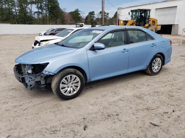 4T4BF1FK7DR320566 - 2013 TOYOTA CAMRY L BLUE photo 1