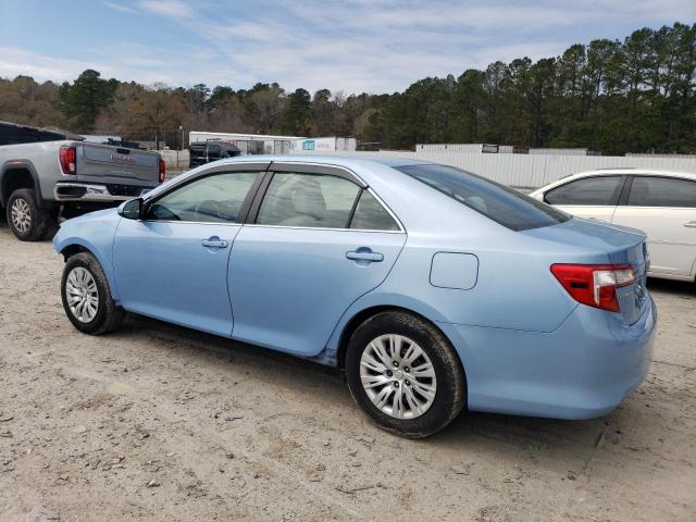 4T4BF1FK7DR320566 - 2013 TOYOTA CAMRY L BLUE photo 2