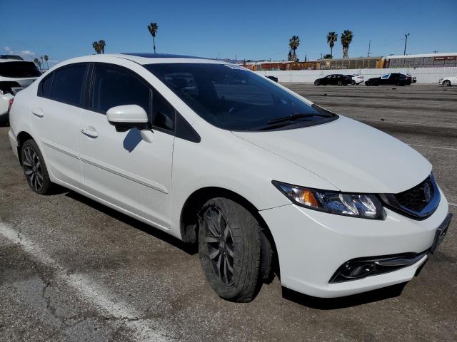 19XFB2F93FE218875 - 2015 HONDA CIVIC EXL WHITE photo 4