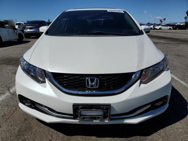 19XFB2F93FE218875 - 2015 HONDA CIVIC EXL WHITE photo 5